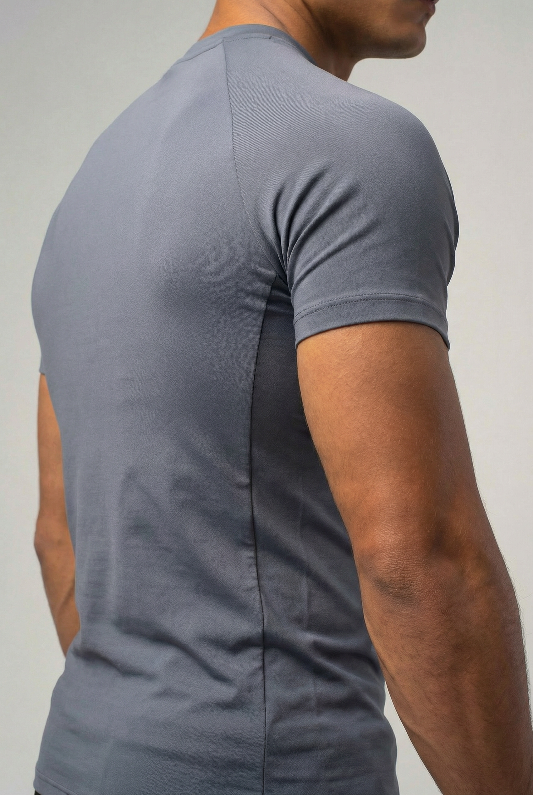 GRAY BATMAN REFLICTIVE T-SHIRT